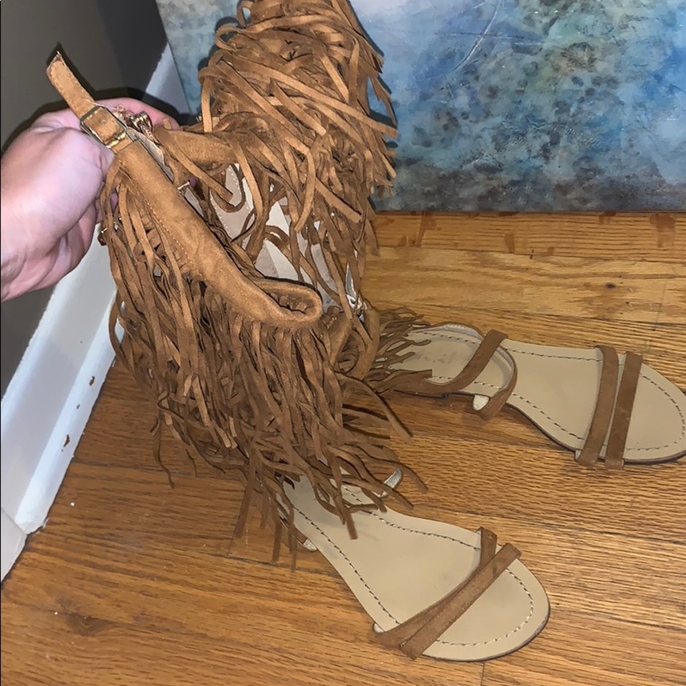 Fringe Sandals